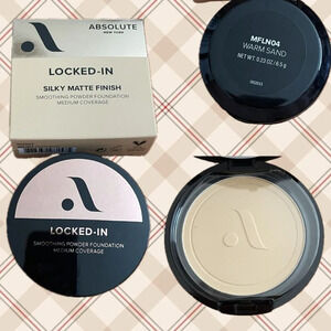 Absolute New York Locked-In Silky Matte Medium Powder Foundation-Warm Sand